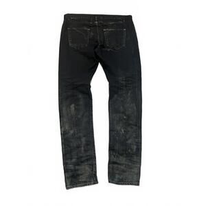 Saint Laurent Paris "Oil Spill" Iridescent Denim – Size 32"